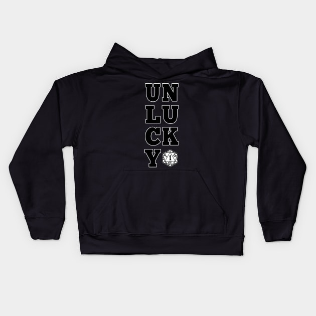 Unlucky dice Kids Hoodie by iisjah